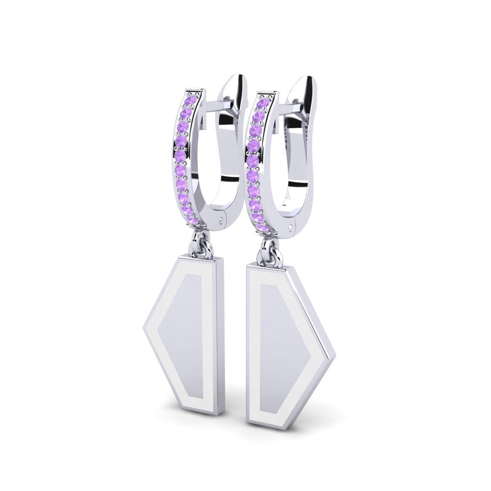 Amethyst Earring Vinasse