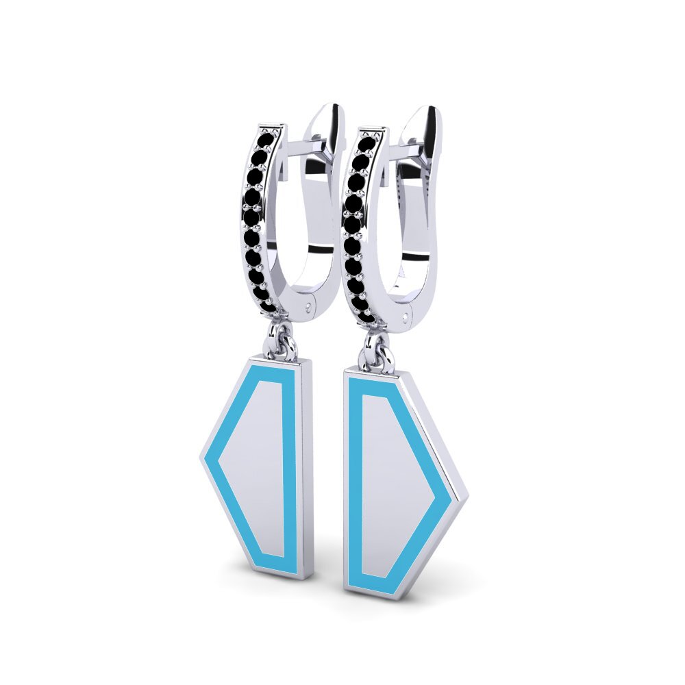 Black Sapphire Women's Earring Vinasse