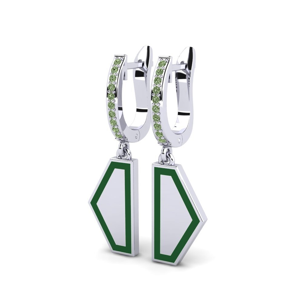 Diamante Verde Pendiente de mujer Vinasse