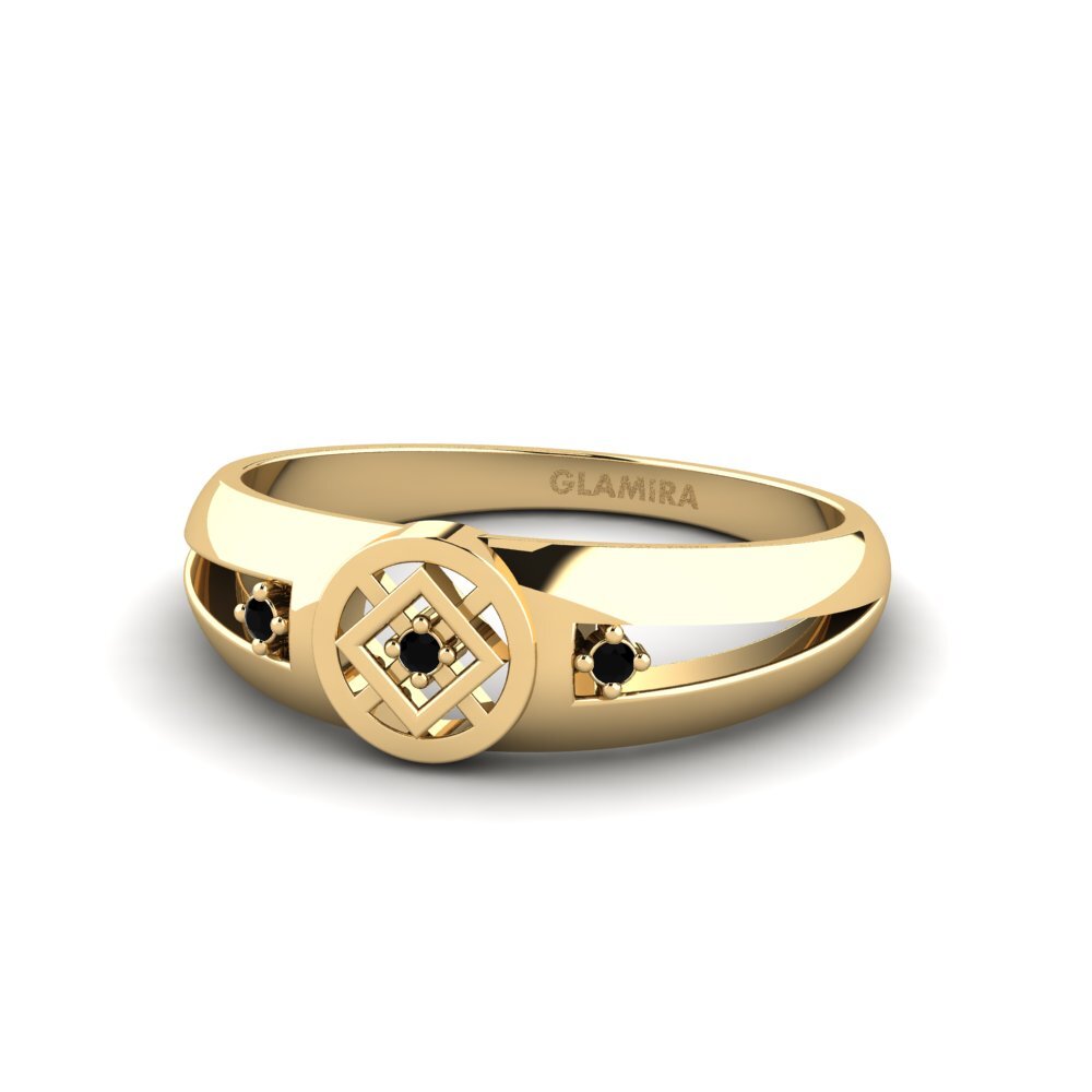 Zafiro negro Anillo meñique Vince