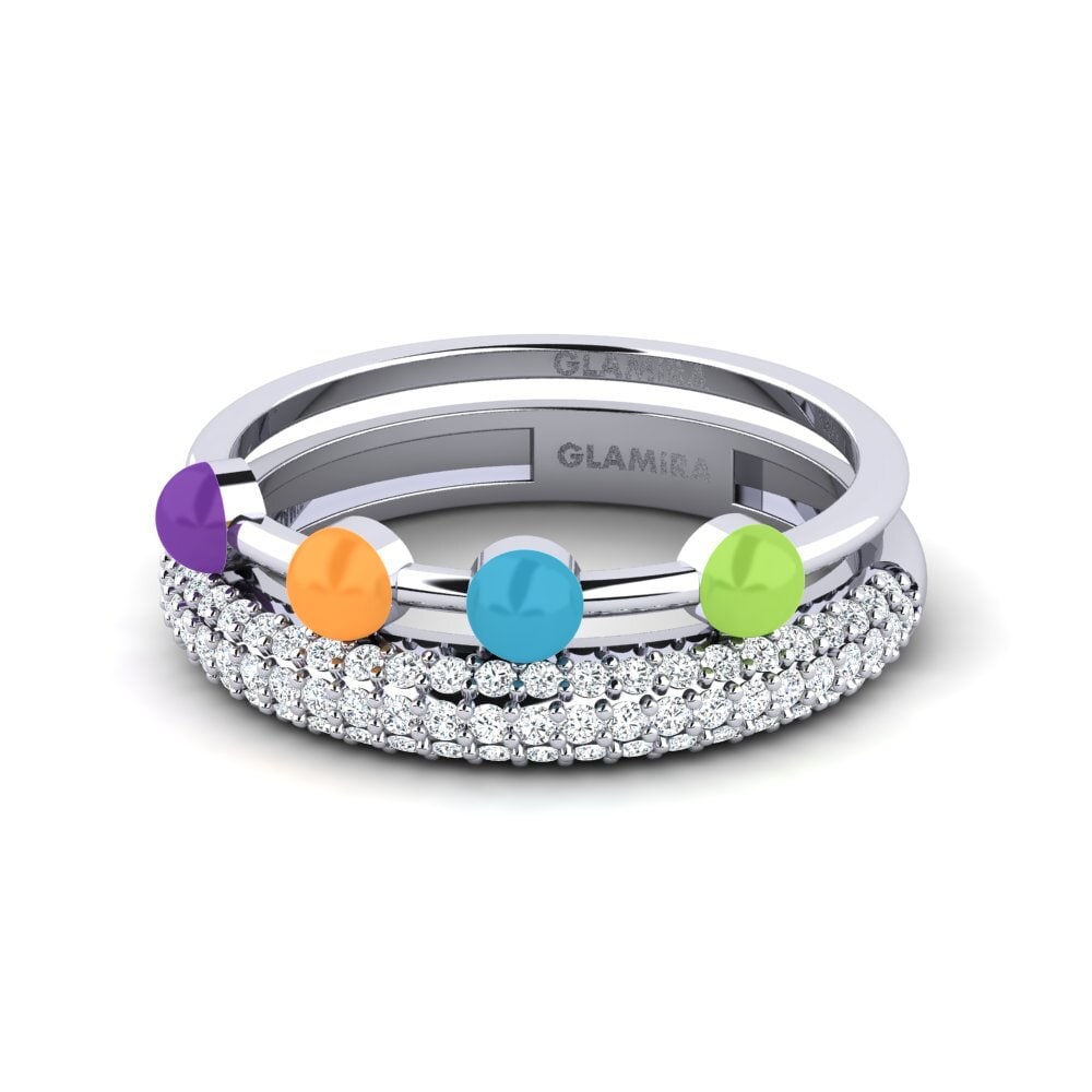 Circonita Anillo apilable Vind