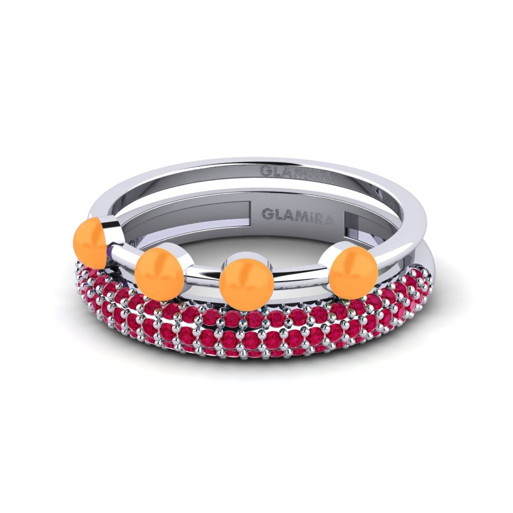 Rubin Stapelbarer Ring Vind