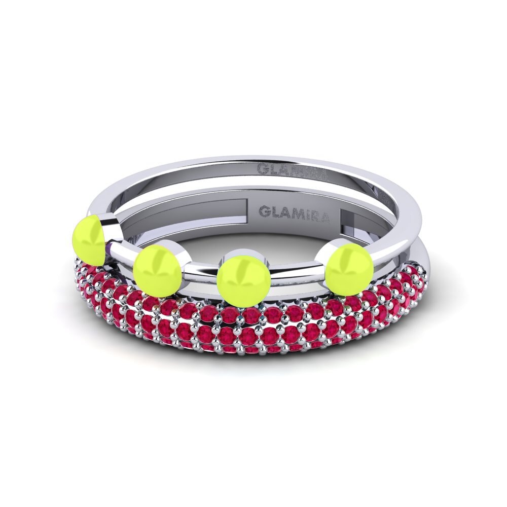 Ruby Stackable Ring Vind