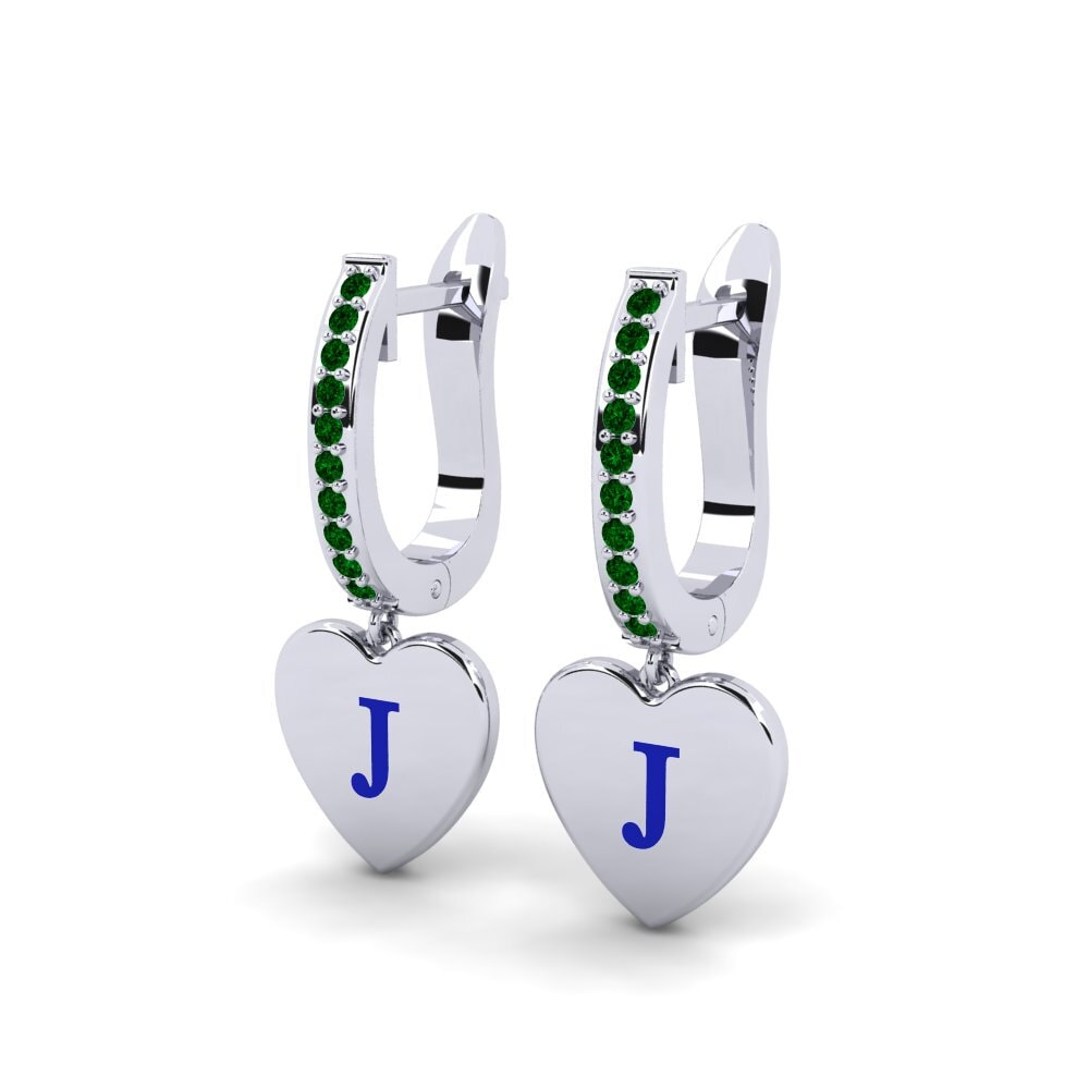Green Zirconia Women's Earring Vingtieme - J
