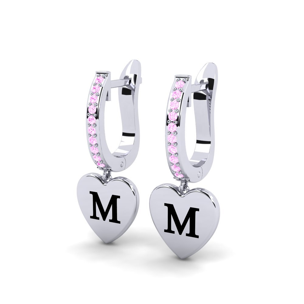 Pink Sapphire Women's Earring Vingtieme - M
