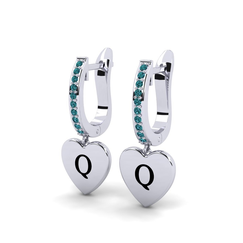 Blue Diamond Women's Earring Vingtieme - Q