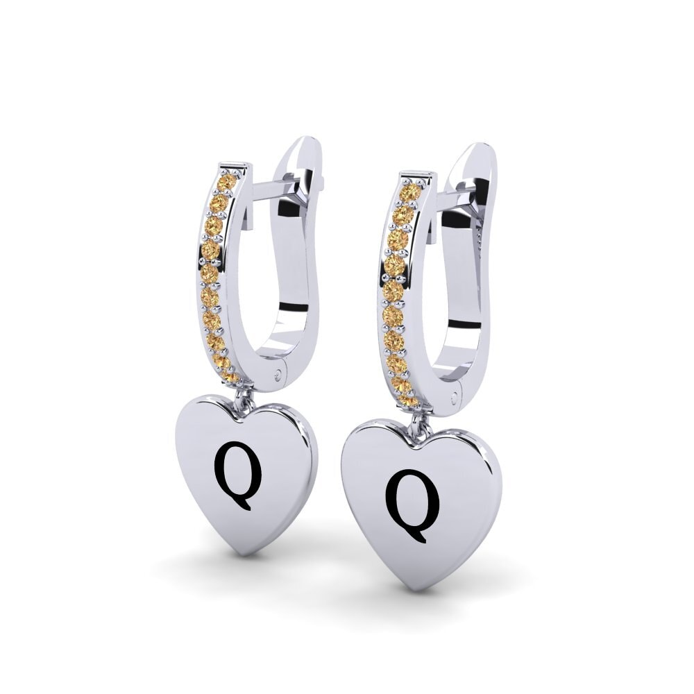 Brown Diamond Women's Earring Vingtieme - Q