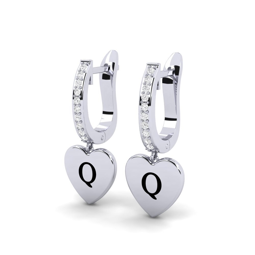 White sapphire Women's Earring Vingtieme - Q