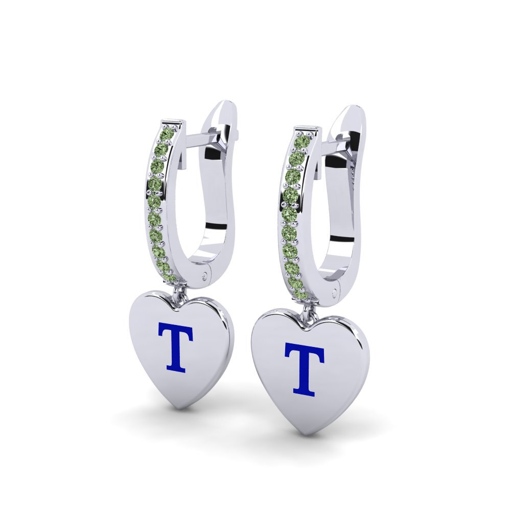 Green Diamond Women's Earring Vingtieme - T