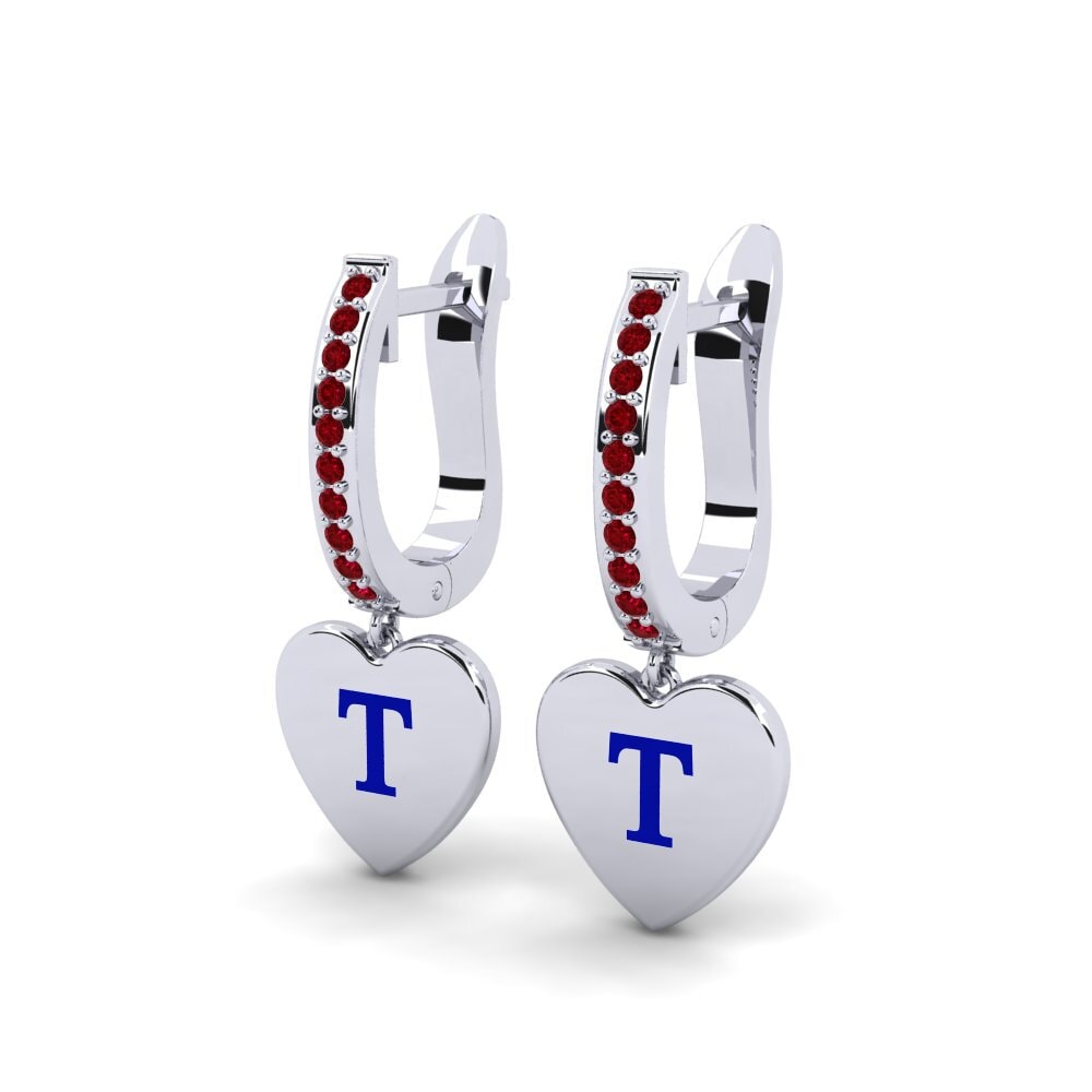 Red Zirconia Women's Earring Vingtieme - T