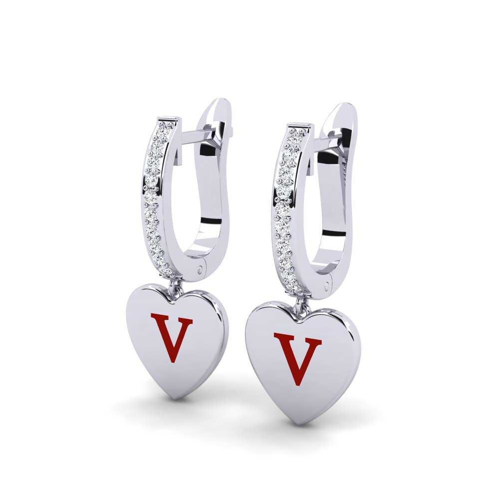 Women's Earring Vingtieme - V