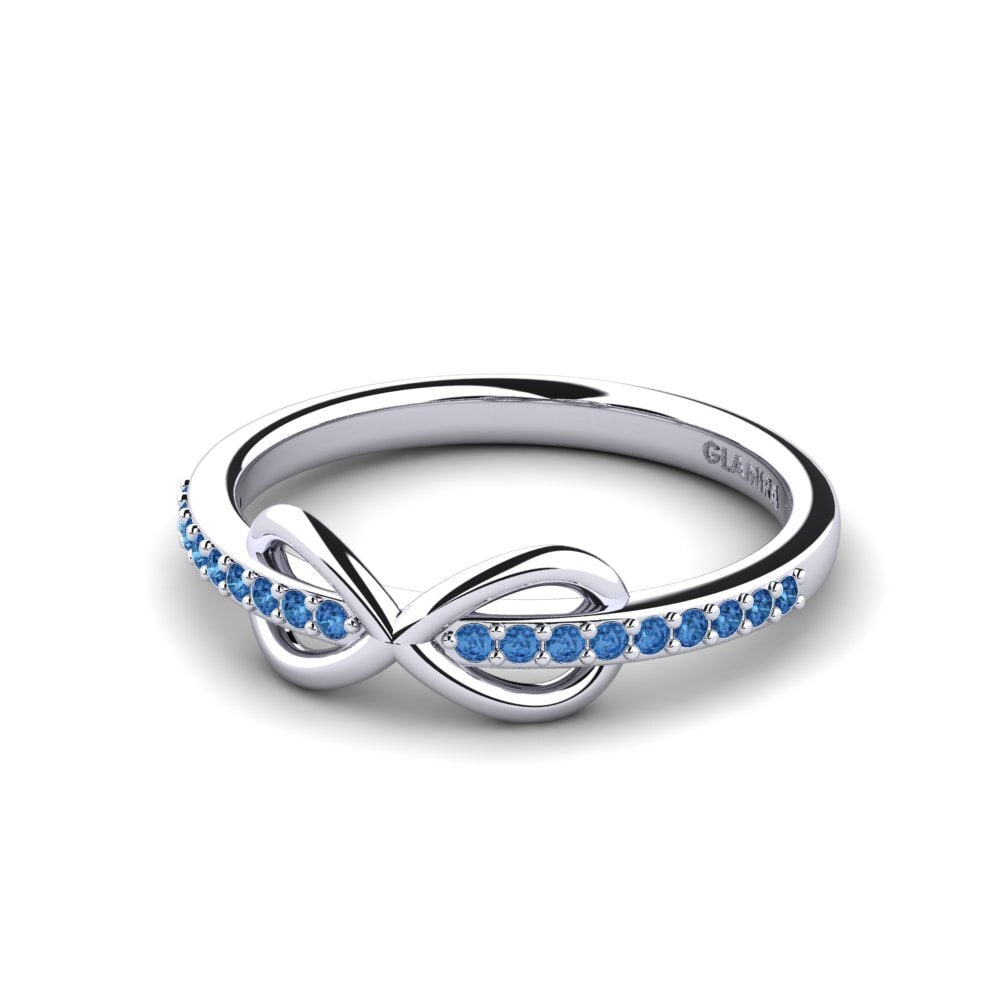 sapphire-zirconia แหวน Violinda
