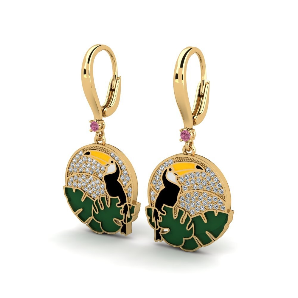 Rhodolite Garnet Women's Earring Virtuose