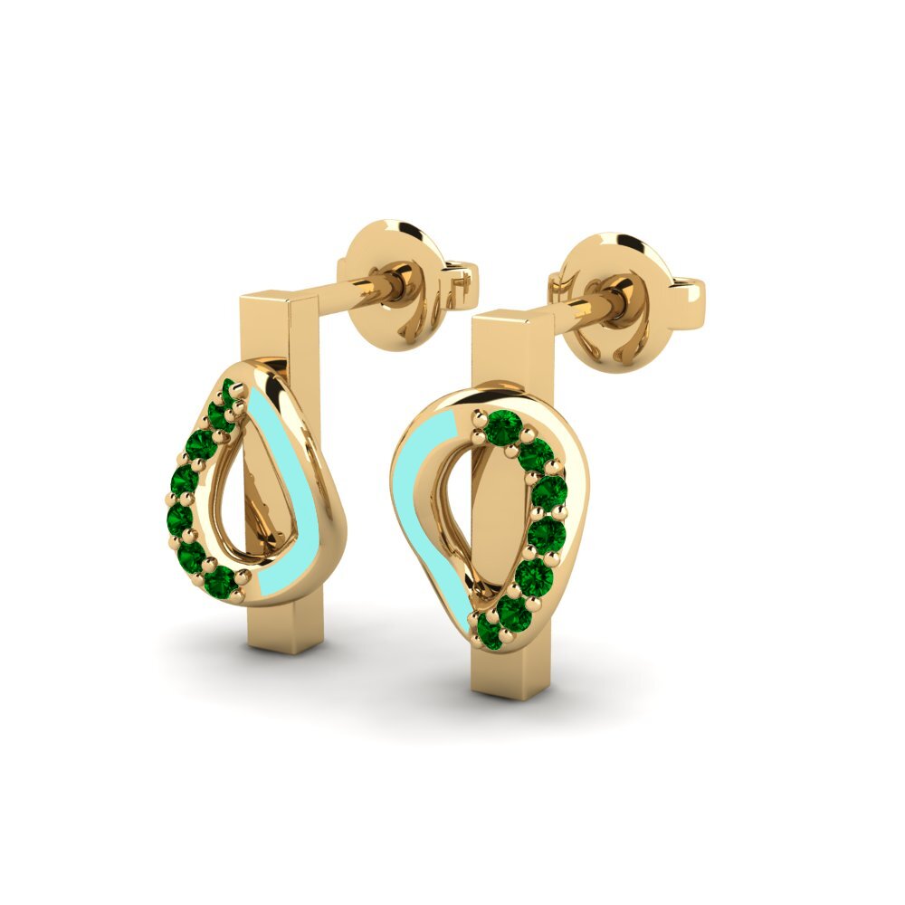 Circonita Verde Pendiente de mujer Visie