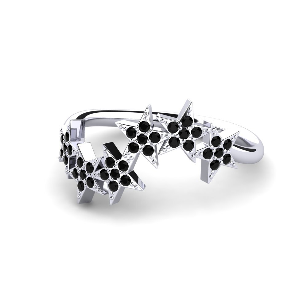 Schwarzer Diamant Ring Vitoria