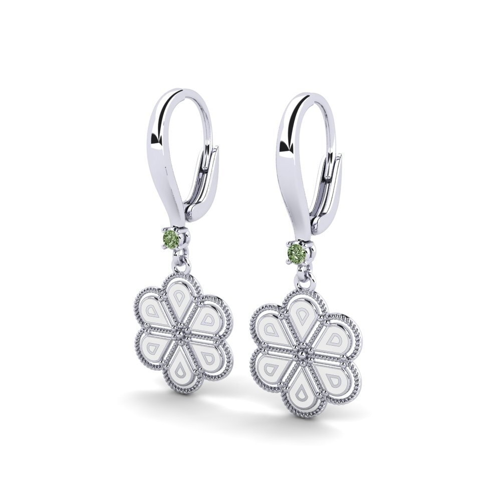 Diamante Verde Pendiente de mujer Vittae