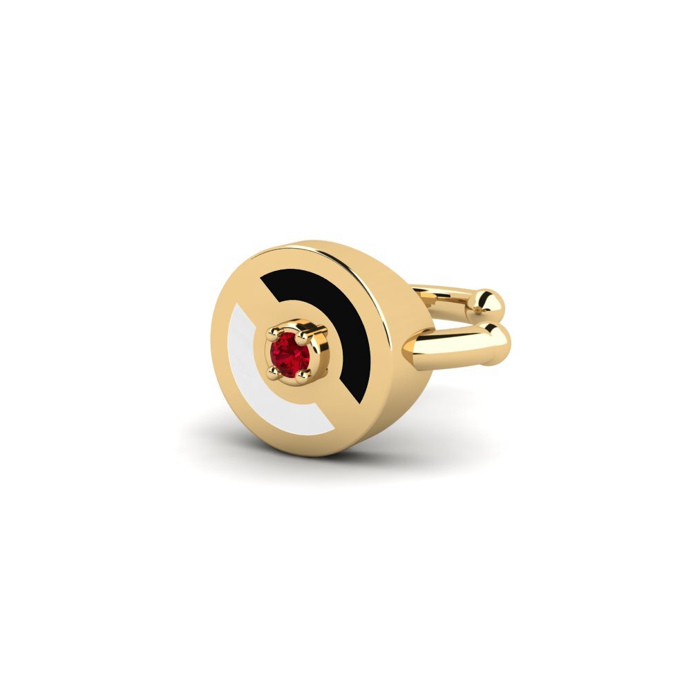 ruby-zirconia ต่างหู Vittore