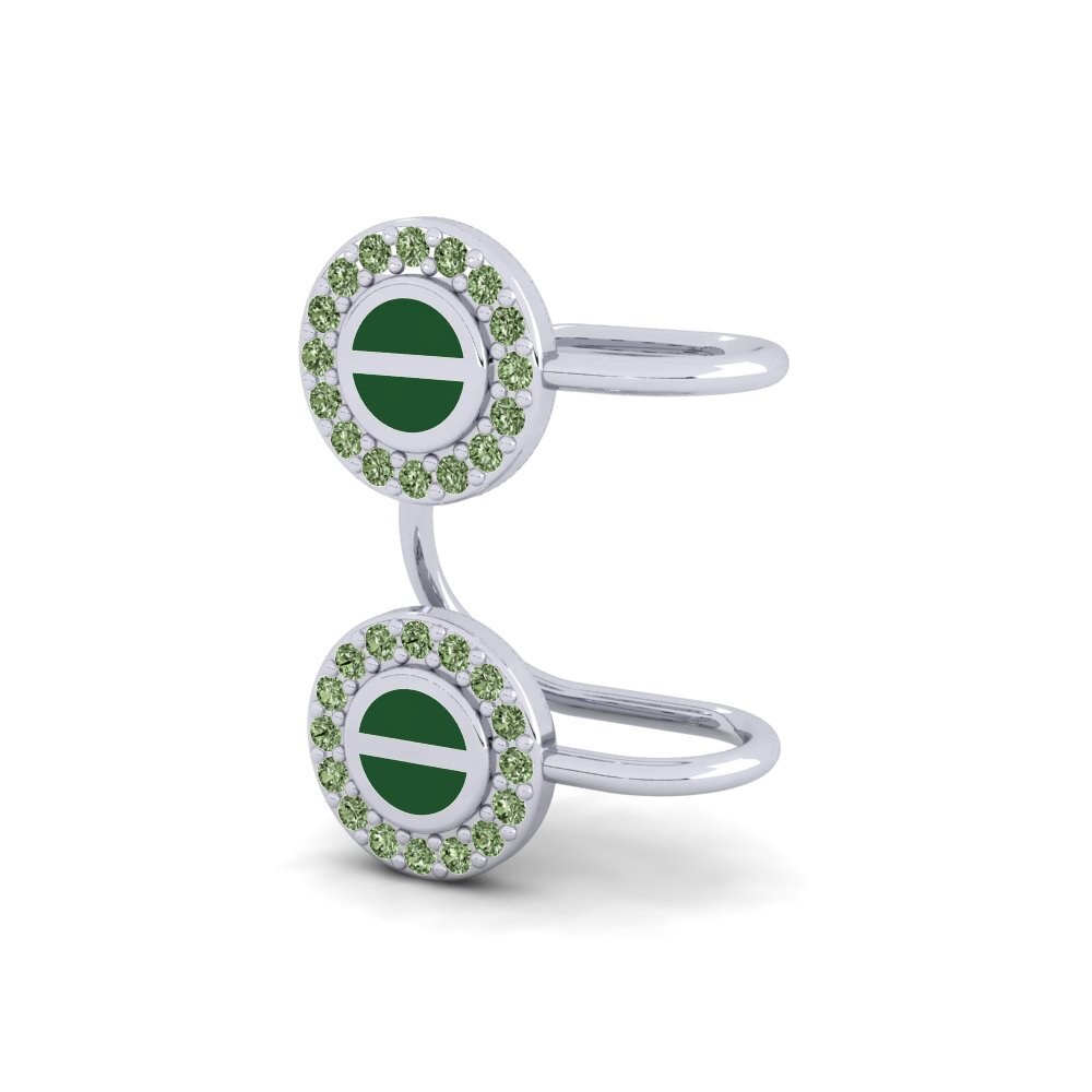 Diamante Verde Pendiente de mujer Vivere
