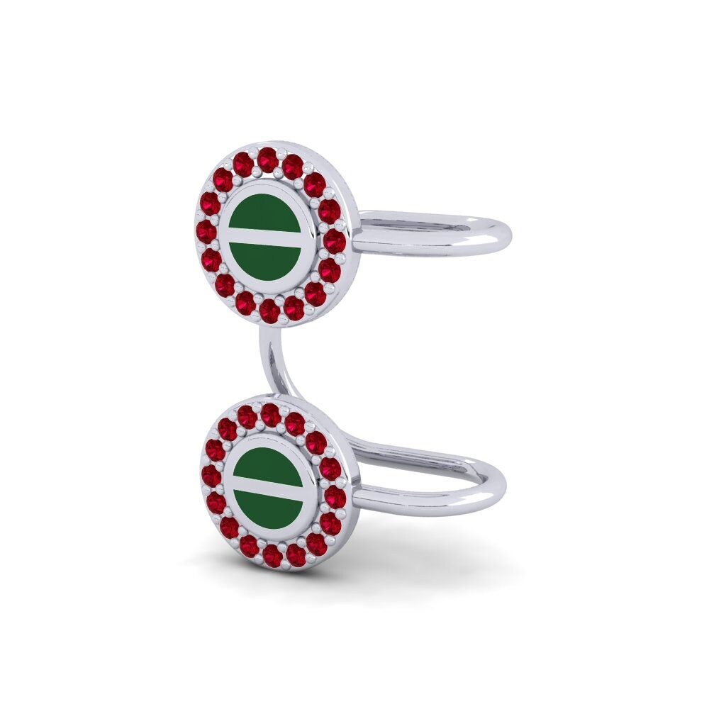 Red Zirconia Women's Earring Vivere