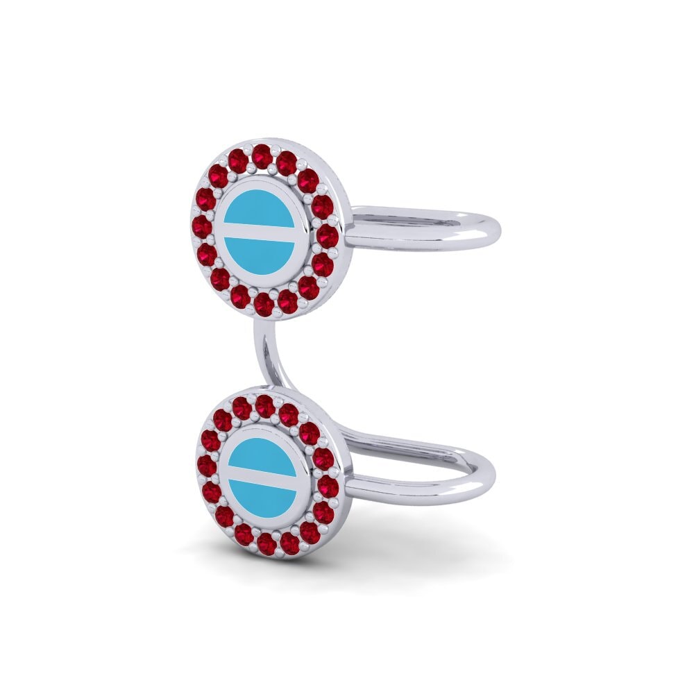 Red Zirconia Women's Earring Vivere