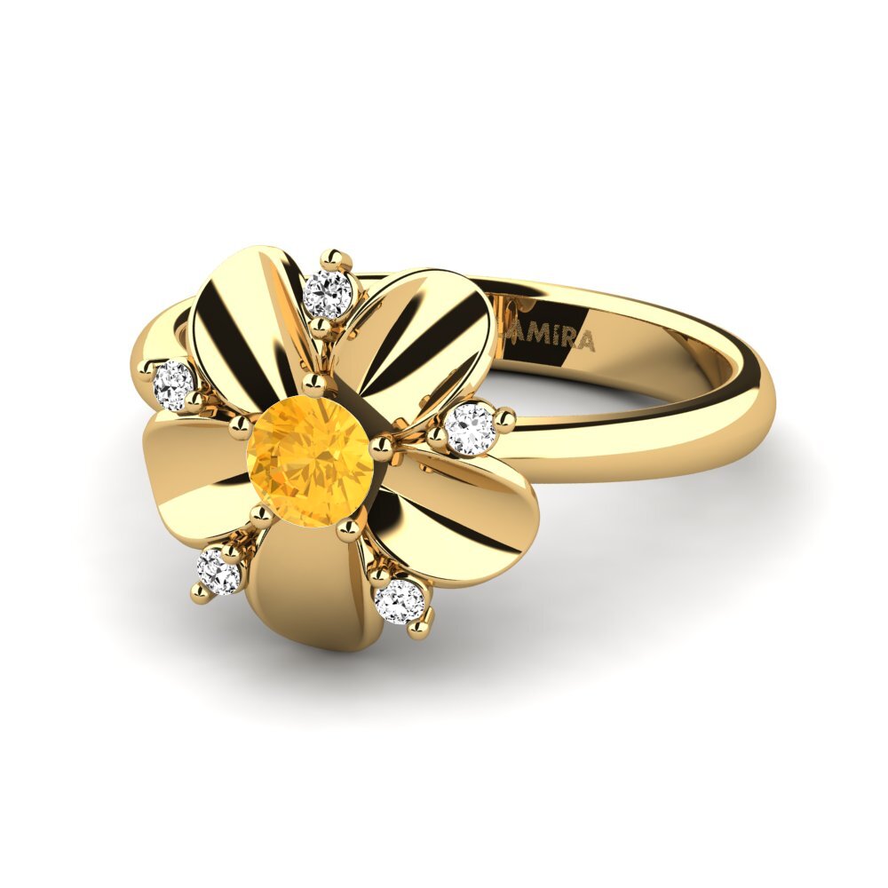 Citrin Ring Vivillon