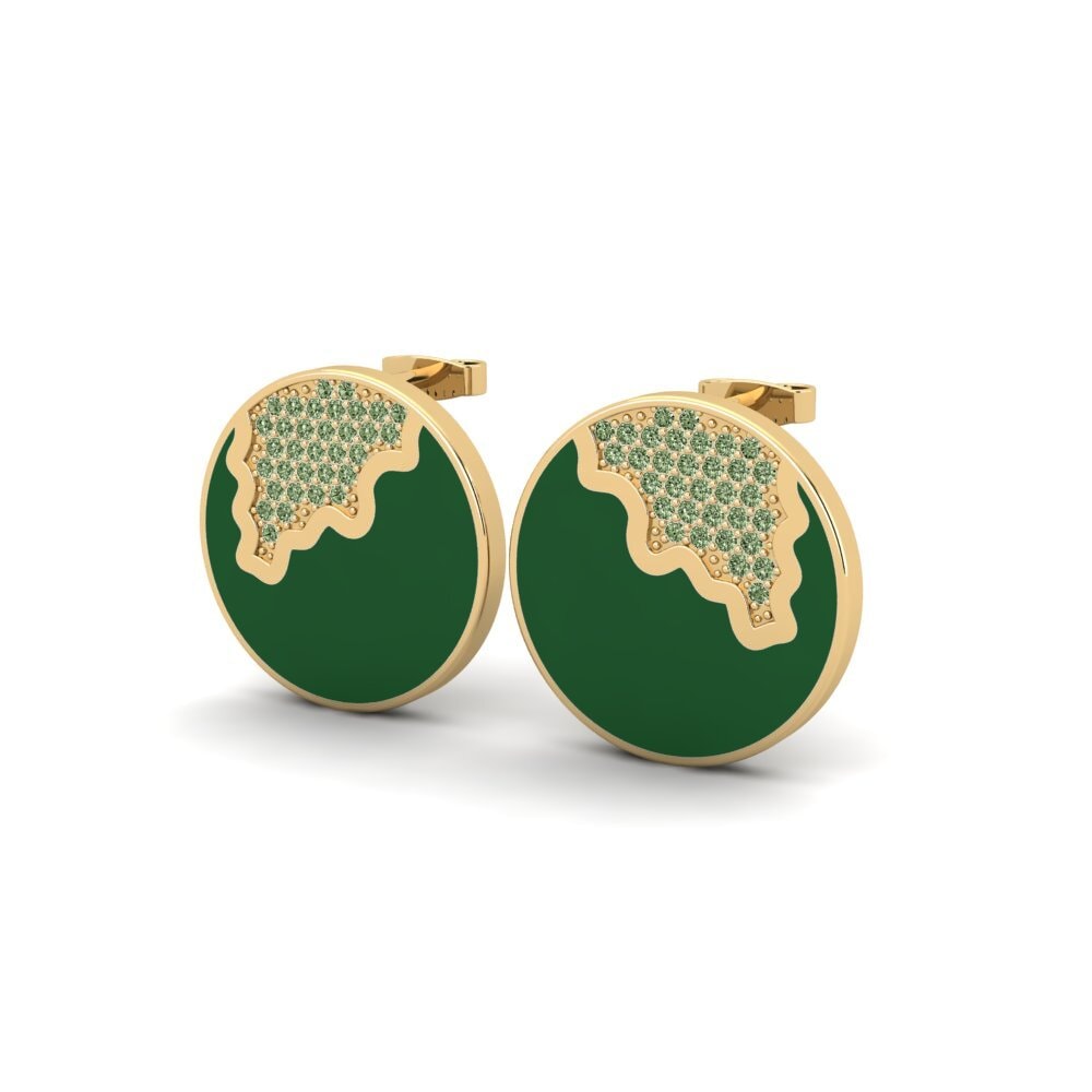 Diamante Verde Pendiente de mujer Viya