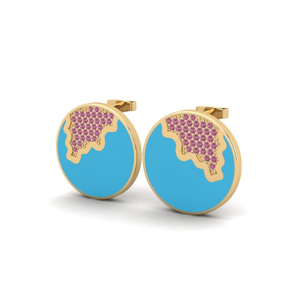 Rhodolite Garnet Women's Earring Viya