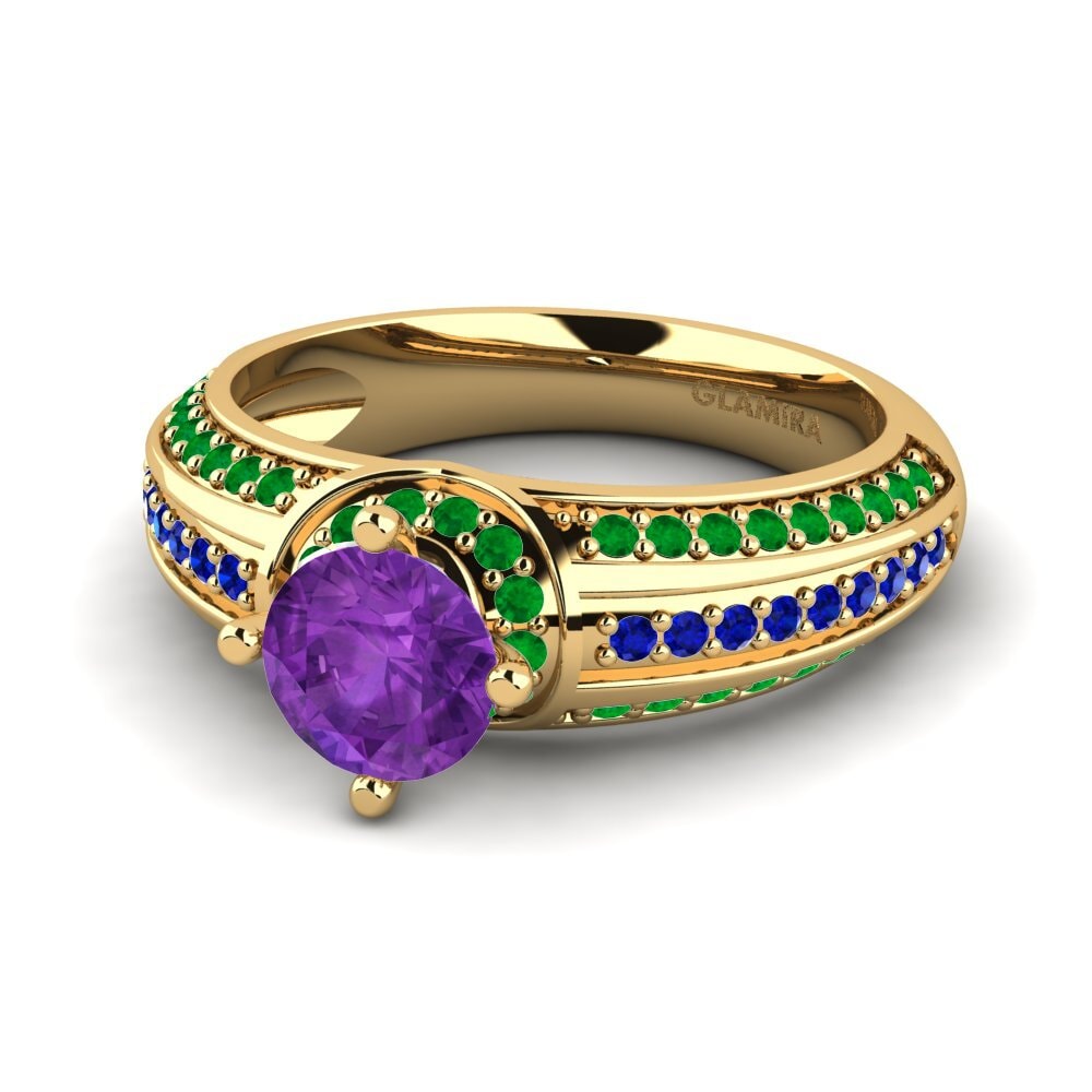 Amethyst Engagement Ring Voileta