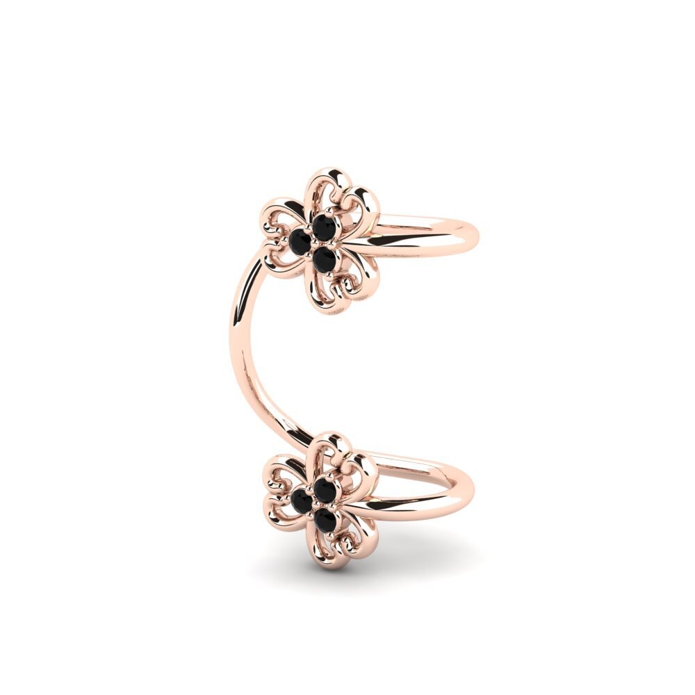 14K Rood Goud Dames Oorbellen Volige