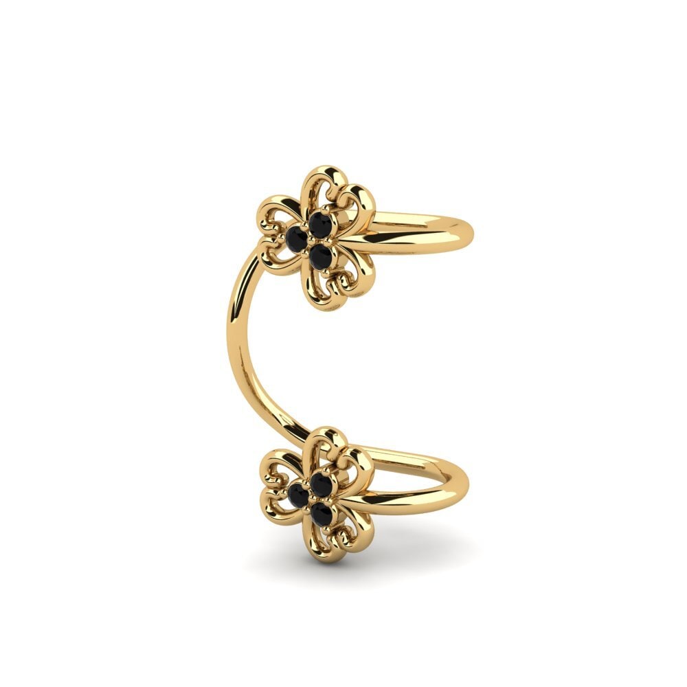 14k Oro Amarillo Pendiente de mujer Volige