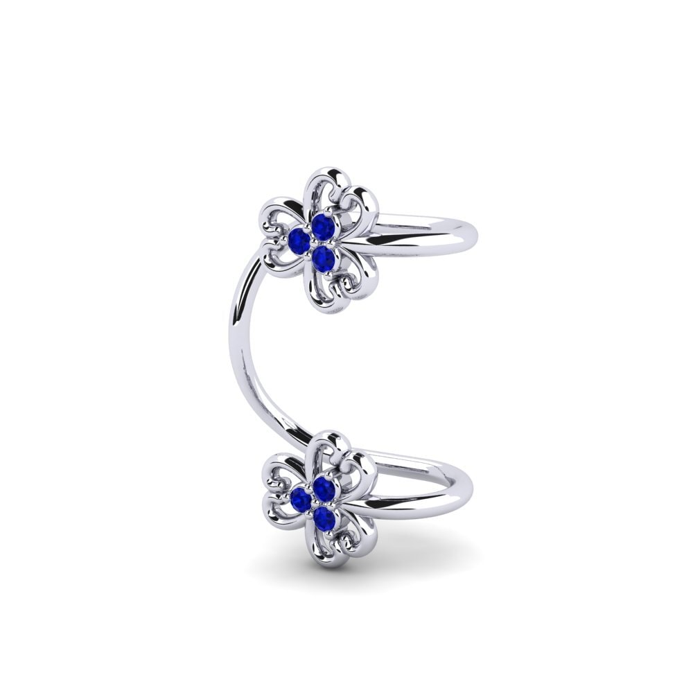 Đá Sapphire Bông tai nữ Volige