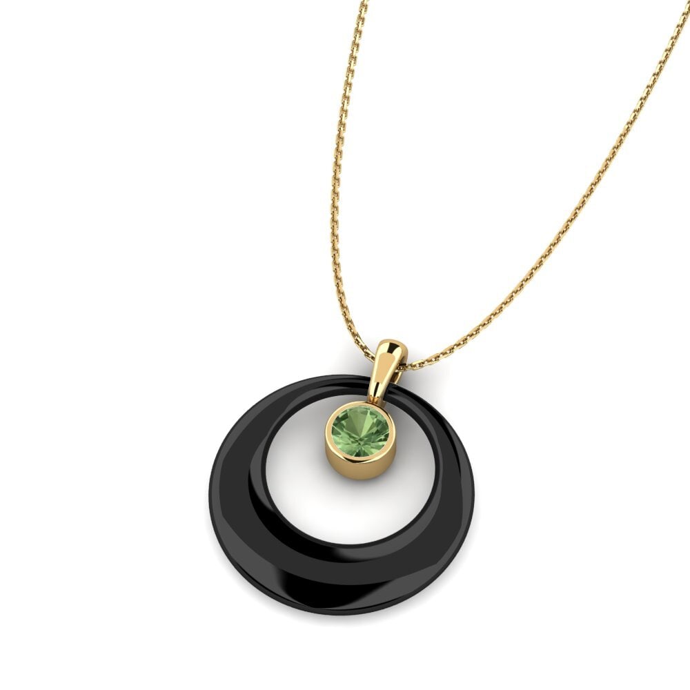 Zafiro Verde Colgante de Mujer Volna