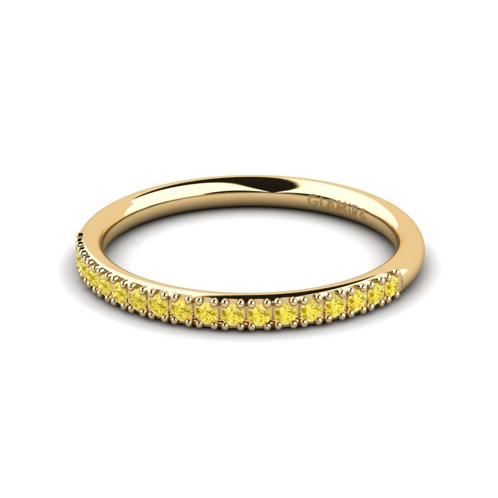 14ct Yellow Gold Yellow Sapphire Ring Vontasia