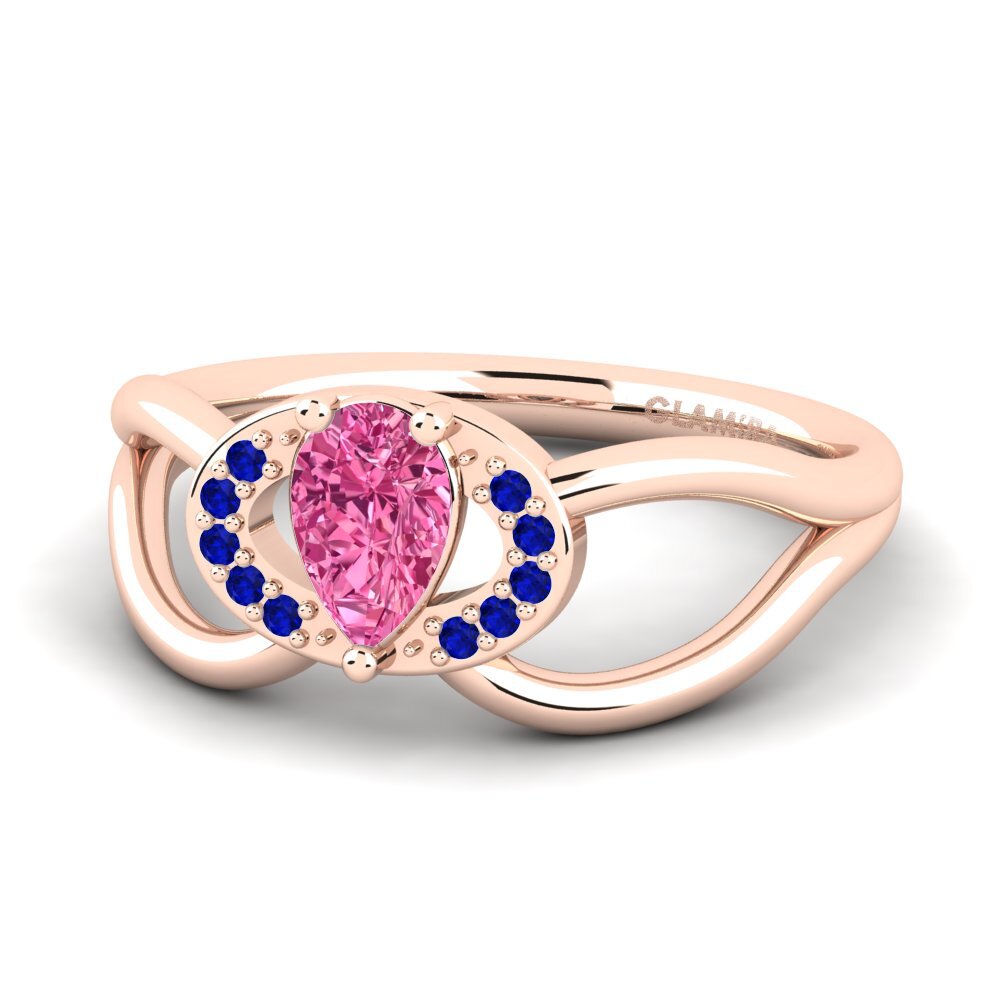 Pink Tourmaline Engagement Ring Vontressa