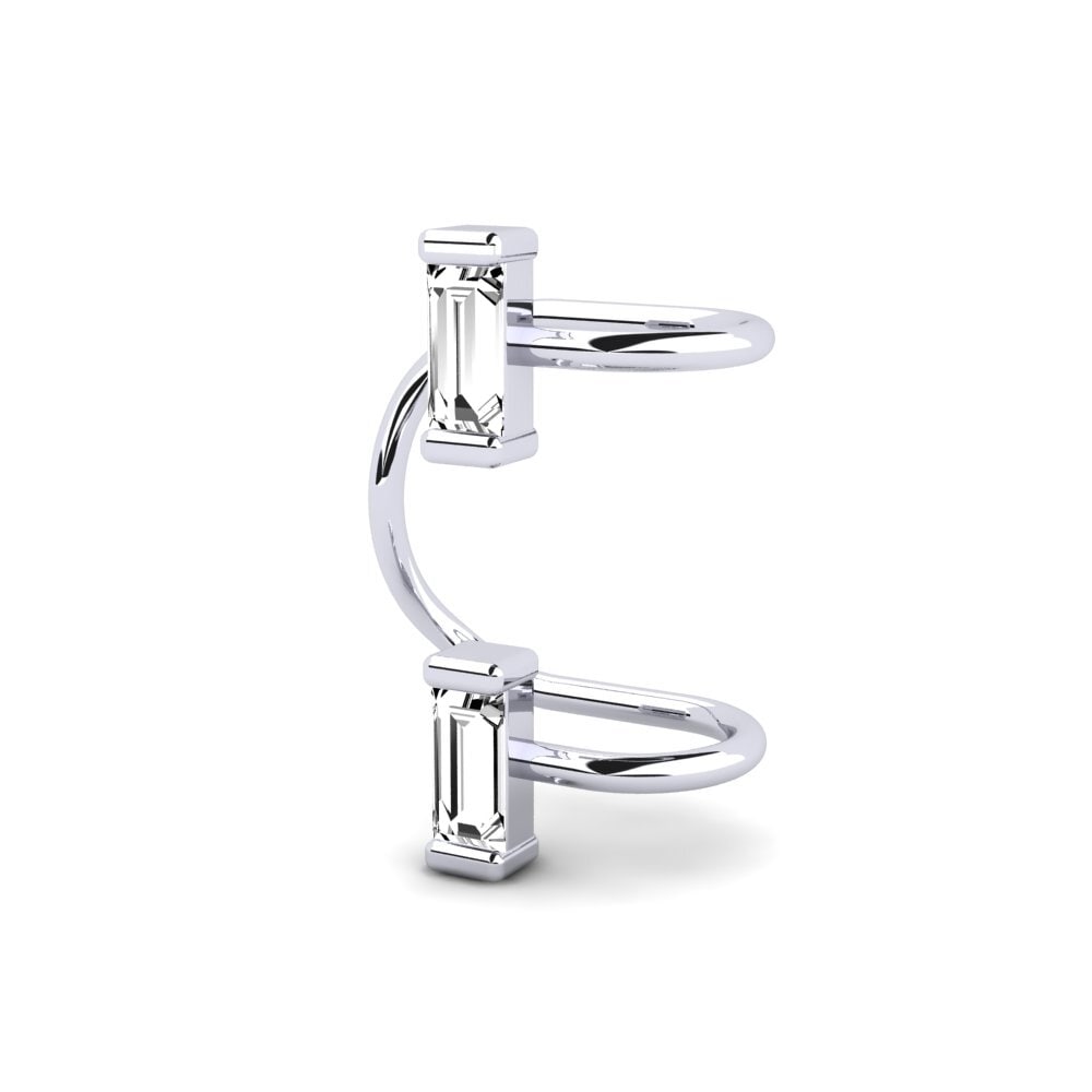 Baguette Moissanite Women's Earring Voyou