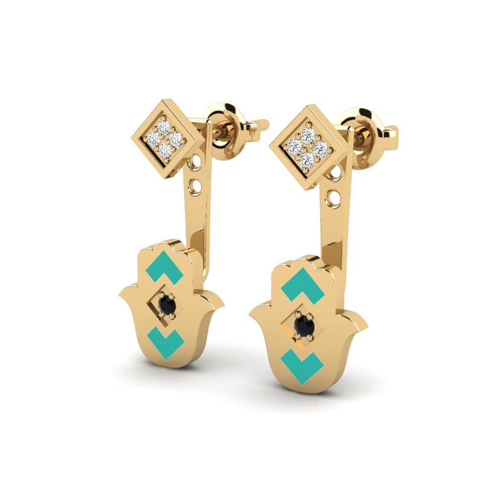 Black Onyx Women's Earring Vrijdog
