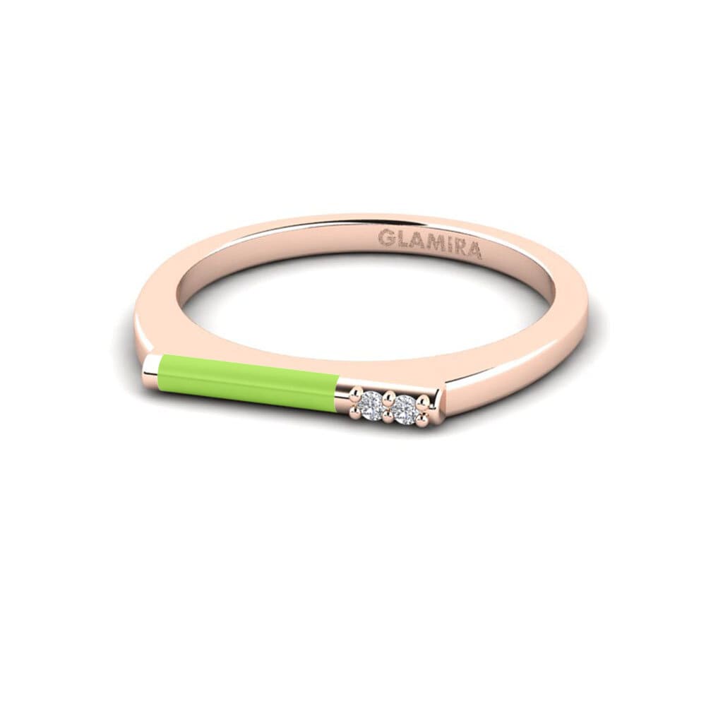 Rotgold 585 Pinker Ring Vryonisi