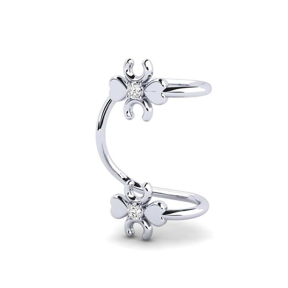 Đá Moissanite Bông tai nữ Vulcanite