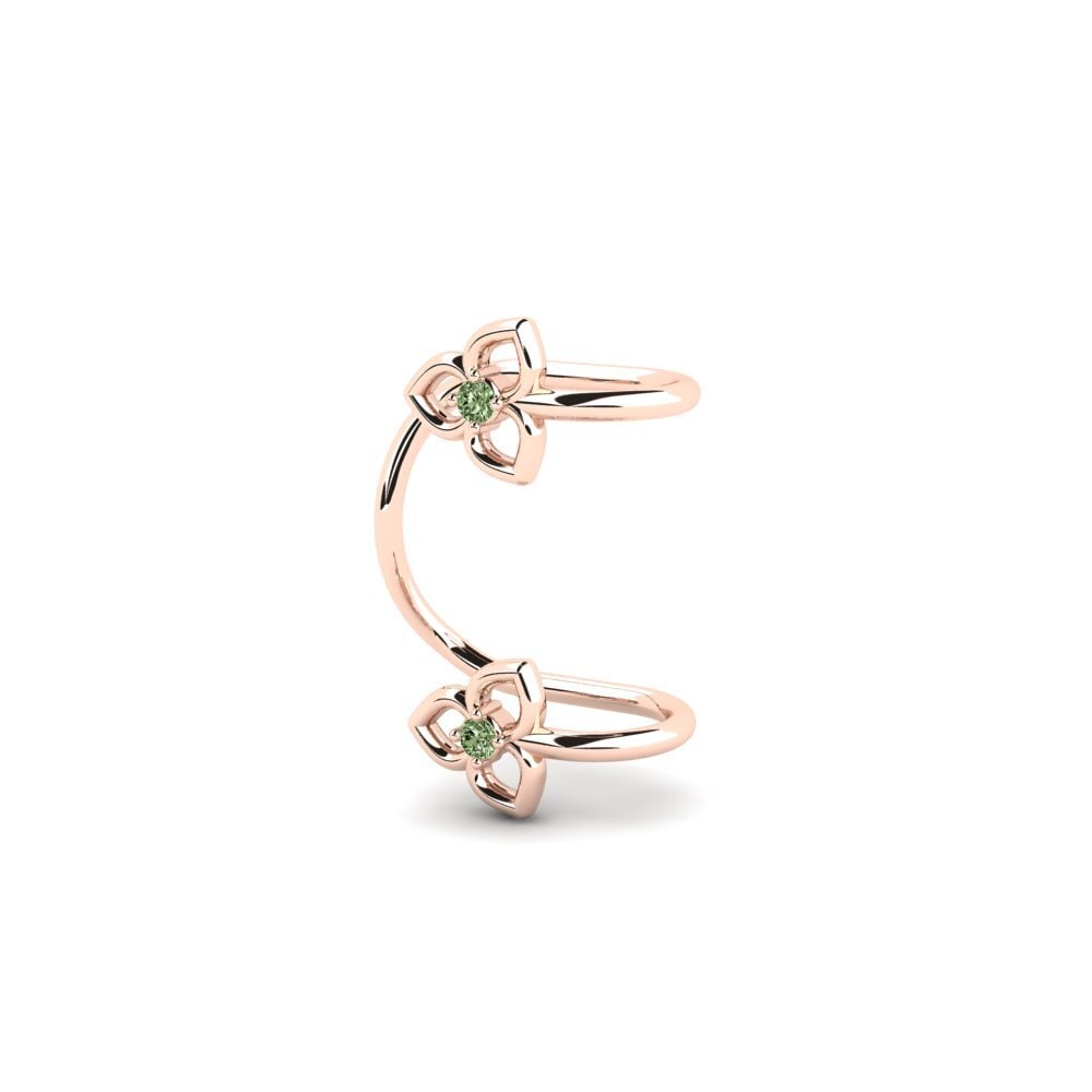 14K Rood Goud Dames Oorbellen Vulgariser
