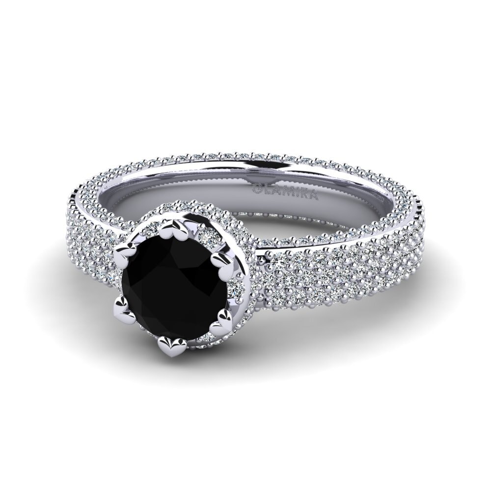 Black Diamond Engagement Ring Wailord
