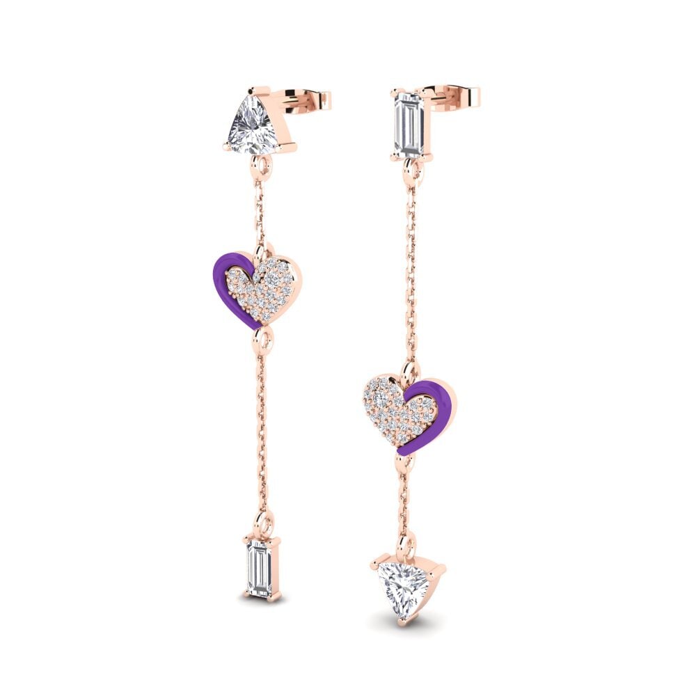 Trillón Diamante Pendiente de mujer Warna-Warni