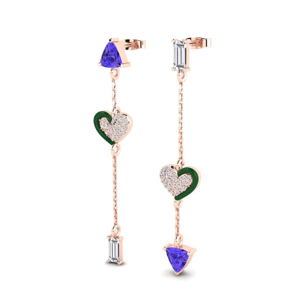 Tanzanite Women's Earring Warna-Warni