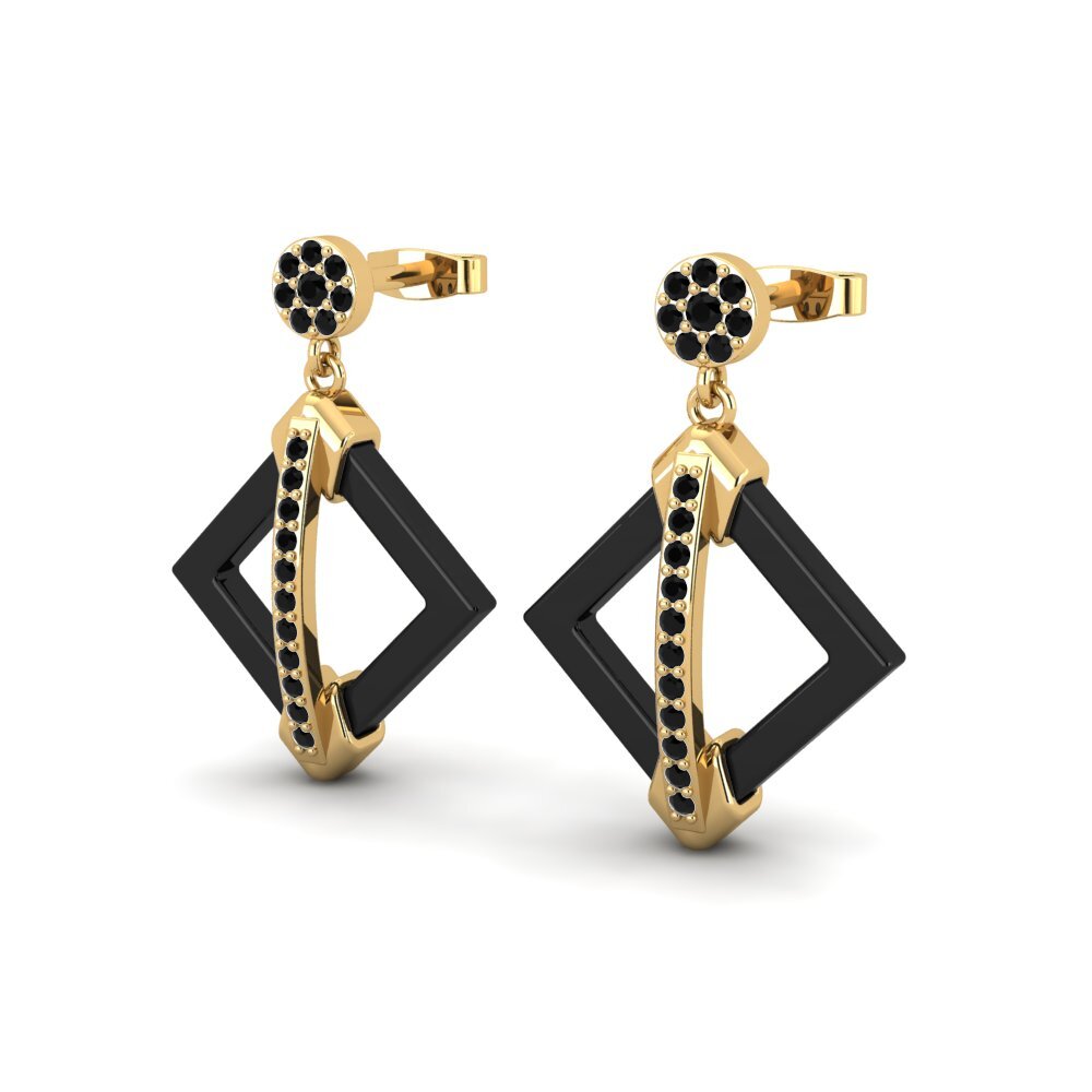 Black Sapphire Women's Earring Warner