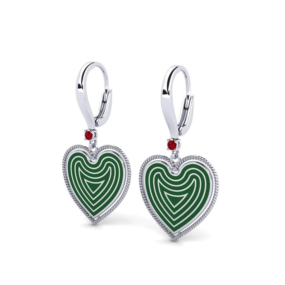 Red Zirconia Women's Earring Wayward