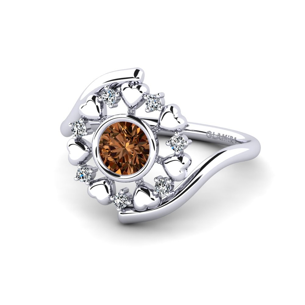 Brauner Diamant Ring Weded