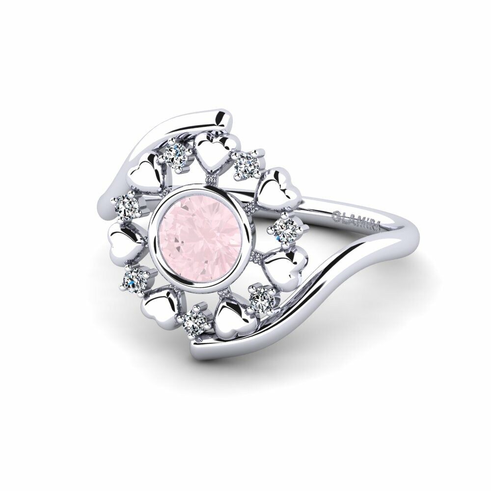 Rose Quartz Ring Weded