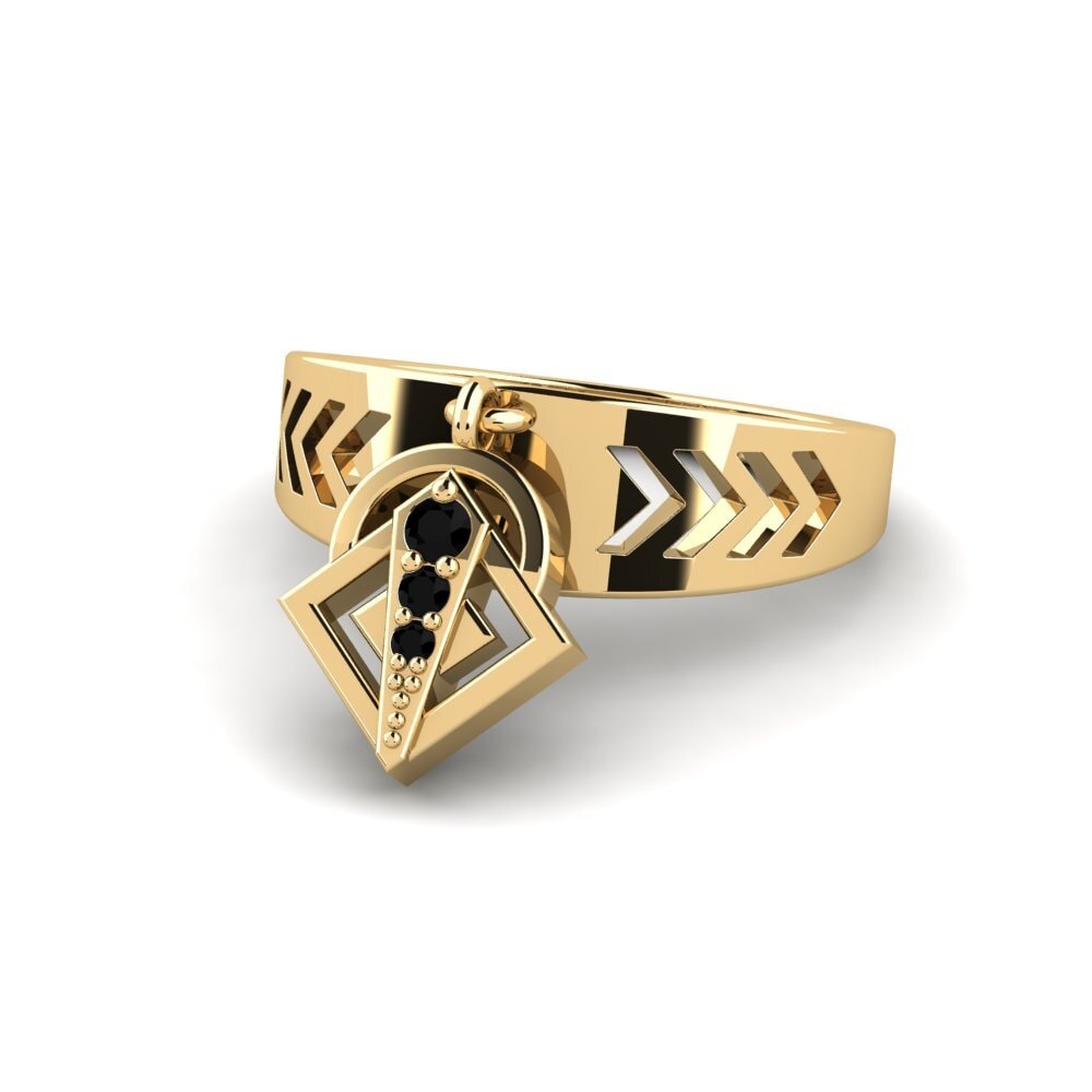 Zafiro negro Anillo Weendys