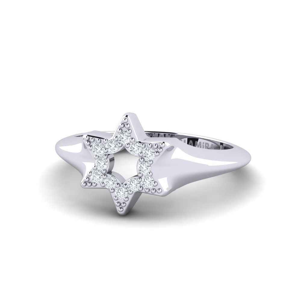 Labor-gezüchteter Diamant Pinker Ring Wegyl