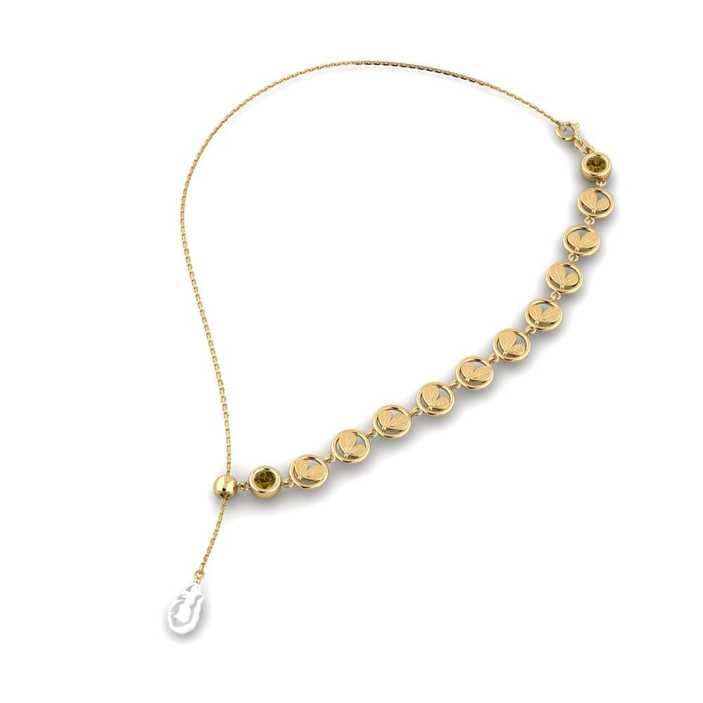 Brown Zircon Women's Necklace Weidler