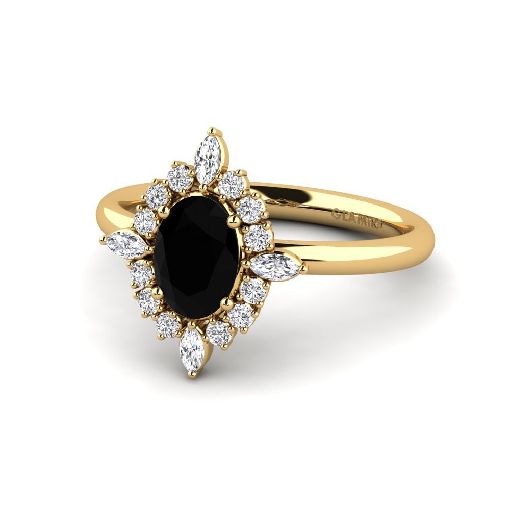 Black Diamond Engagement Ring Wellons